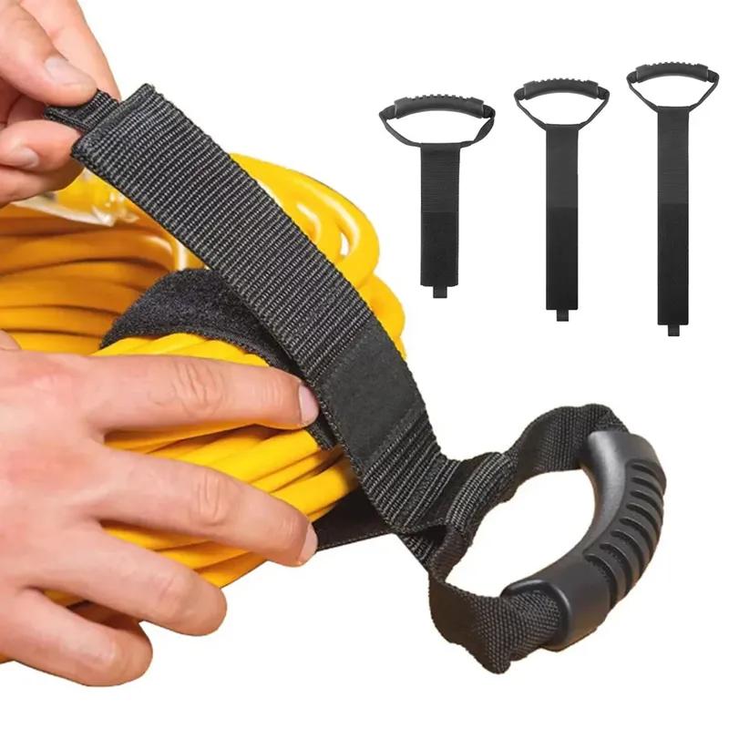 Heavy-Duty Extension Cord Organizer Multipurpose Storage Strap With Handle Fit Garages RV Boat Storage And Organization