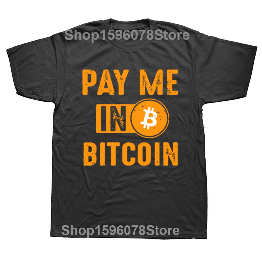 Funny Things I Do Spare Time Bitcoin BTC Crypto CryptocurrencyT Shirts Graphic Cotton Streetwear Short Sleeve Gifts T-shirt