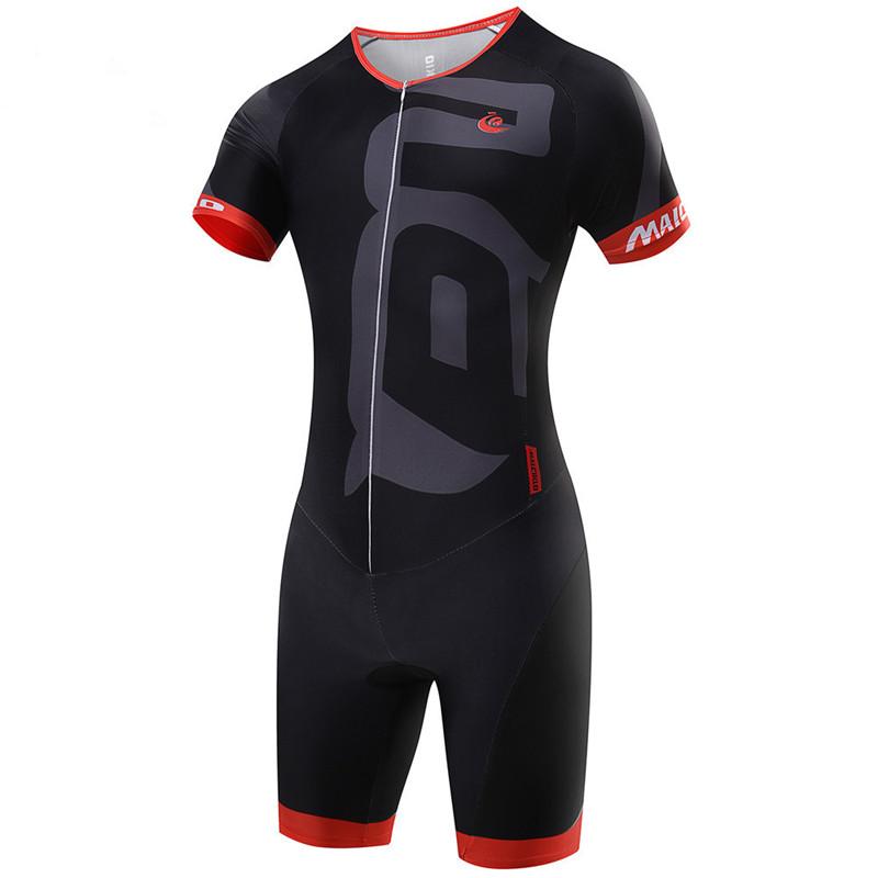 Abbigliamento Professionale per Triathlon Manica Corta Tute da Ciclismo Set Maglia da Ciclismo Uomo Tuta da Ciclismo Kit Imbottitura in Gel