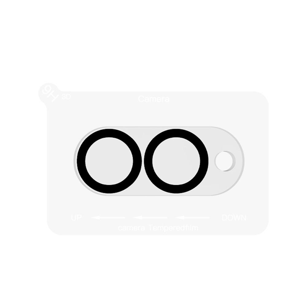RURIHAI For Samsung Galaxy S25 Edge Camera Lens Protector Clear Black Circle 3D High Aluminum-Silicon Glass Lens Film