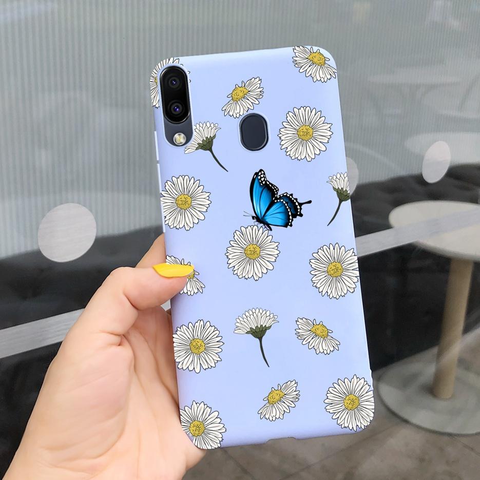 For Samsung Galaxy M10 M20 M30 Case Stylish Cartoon Sunflower Soft Silicone Phone Back Cover For Samsung M 10 20 30 M305F Fundas