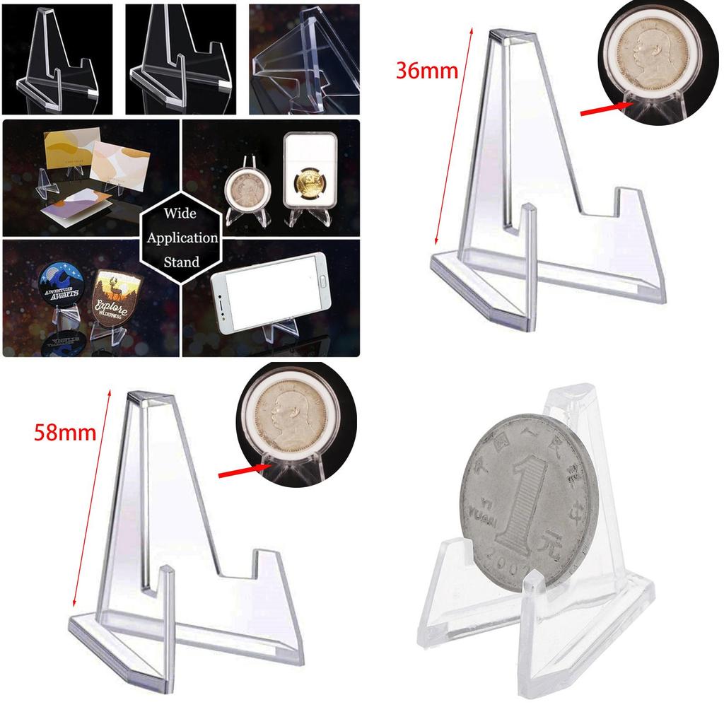 Clear Acrylic Coin Display Holder Showcase Your Coin Collection With This Mini Stand Made Of Imported Acrylic Material