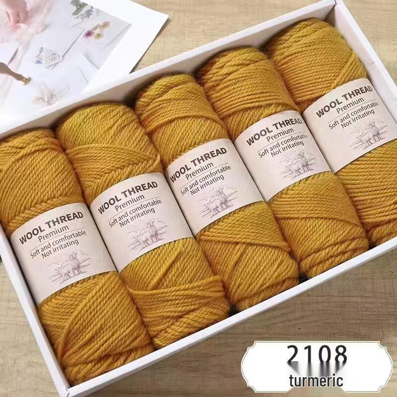 Soft Alpaca Wool Chunky Yarn for Hand Knitting Sweaters, Scarves, and Hats