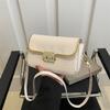 Fashionable Korean Style Shoulder Bag 2024 Summer New Bag Women Simple Small Square Bag