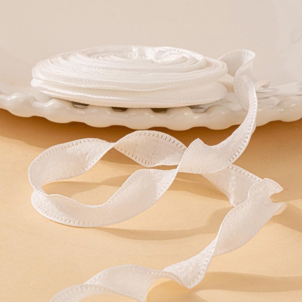 1Roll 10 Yards Wrinkle Ribbons DIY Craft Flower Envelopes Ribbons Gift Box Wrapping Ribbons
