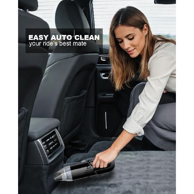 Handheld Vacuum Cleaner Cordless, Mini Portable Car Hand Vacuum Cleaner, Powerful Suction Hand Vac, Rechargeable Lightweight Handheld Vacuum for