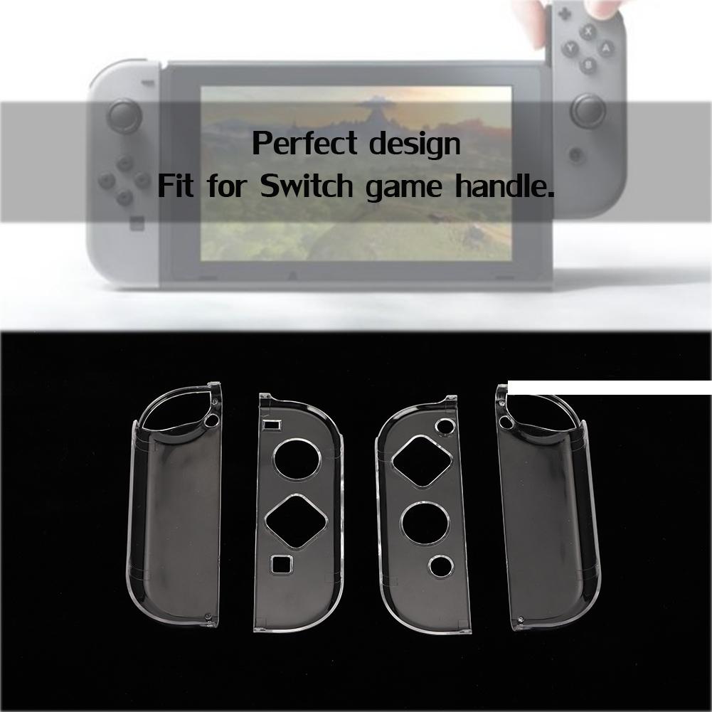 For Switch Gamepad Ultra Thin Transparent Protective Case Game Console Protection Shell
