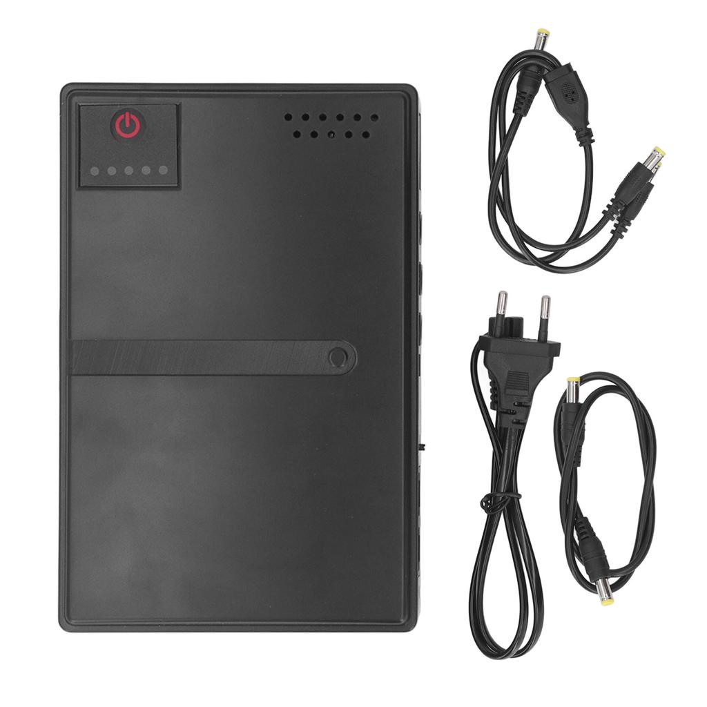  UPS Battery Backup 10400mAh USB 5V 9V 12V POE 15V POE 24V Camera Router Uninterruptible Power Sup