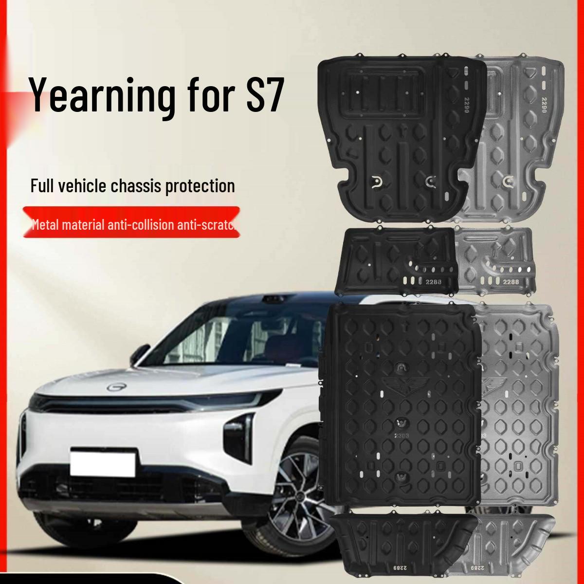 

Fits 25 Models: Trumpchi Xiangwang S7 Engine Undershield, Battery, Fuel Tank, Chassis Armor Protection Plate. Manganese Steel Wiring Guard Mixed 160/180KM