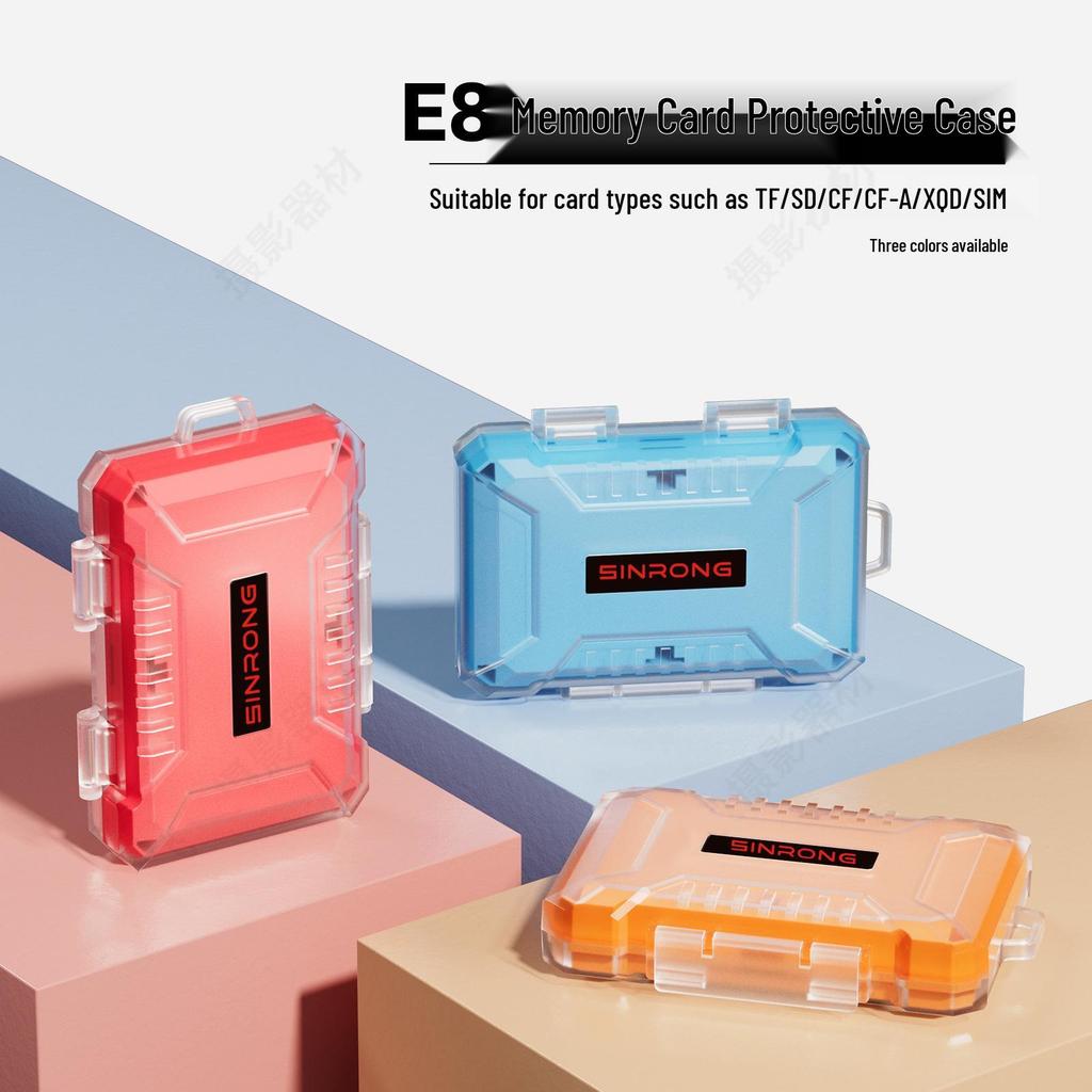 Waterproof Transparent SD Card and USB Drive Storage Box - Dustproof with Multi-functional Camera Memory Slots