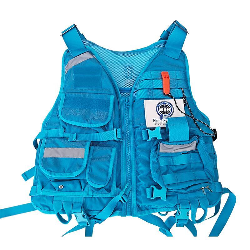 

OLOMM High Buoyancy Water Rescue Life Vest 1