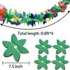 3M Colorful Wreaths and Ribbons Decorate Hawaii Summer Tropical Party Home Decorate Tropical Island Beach Holiday Supplies