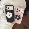 Simple Solid Color & Polka Dot Floral Magnetic Case for iPhone 17 Pro Max, 16, 15, 14 (Female)