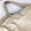 Furla Leder Hand Schultertasche Beige mit Logo-Anhänger(GEBRAUCHT)