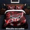 Sheffield United Calcio Design Set Biancheria da Letto 1 Copripiumino + 2 Federe Morbido Traspirante Biancheria da Letto per la Casa