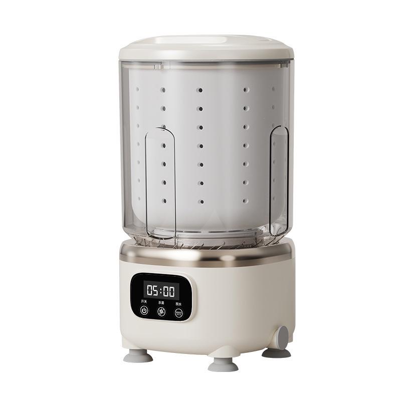 

Wireless Portable Mini Wash and Dry Machine - Large Capacity for Underwear, Panties, and Socks, No Installation Needed