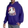 Men's Hooded Sweatshirt, Contrasting Color Sweatshirt, Sports   Casual Jacket