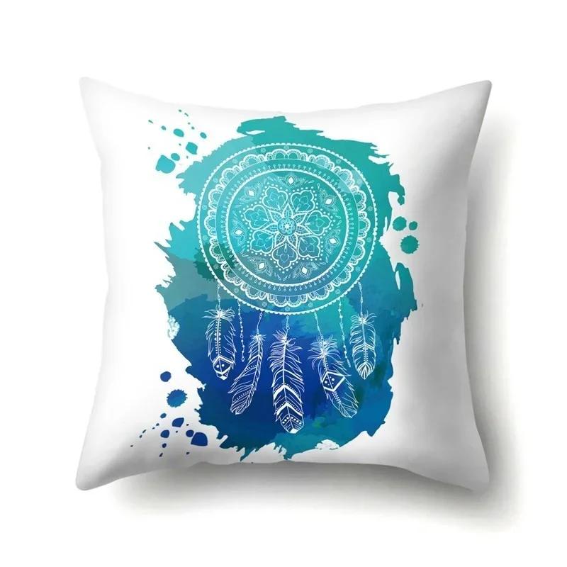 Boho Cushion Cover Dream Catcher Cushion for Home Sofa Chair Decoration Pillowcase Car Ornament 45*45cm