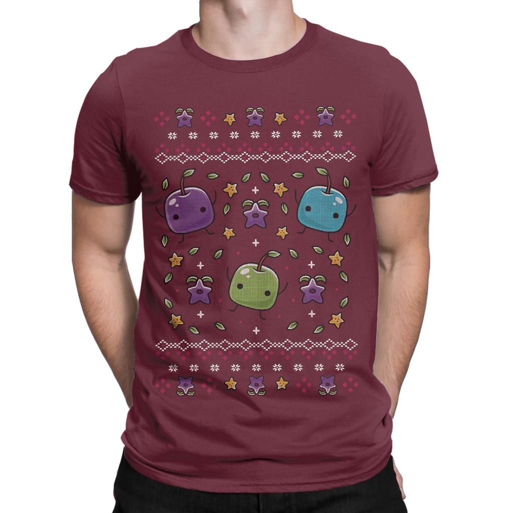 Junimo Forest Spirit Christmas Funny 100 Cotton TShirt junimo Tops Tees For Unisex