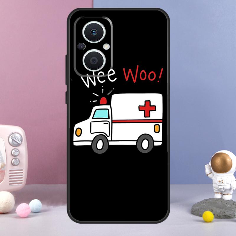 EMT EMS Ambulance Funda For OPPO Reno 14 F 11F 12F 13F 10 11 12 13 Pro 7 8 Lite OPPO Find X8 X6 X5 X9 Pro Case