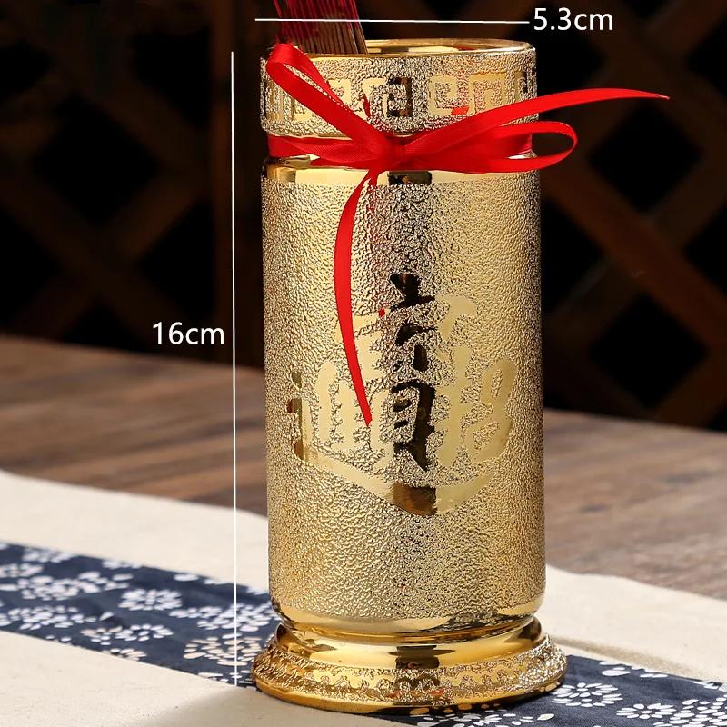 Keramická kadidelnice Tradiční buddhistické ozdoby Doplňky k oltáři v Buddhově síni Domácí kreativita Stolní váza na květiny