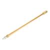 A ABSOPRO Tire Valve Stem Air Inflation Adapter Durable 200mm Long Tire Valve Extension Copper Silver Tone