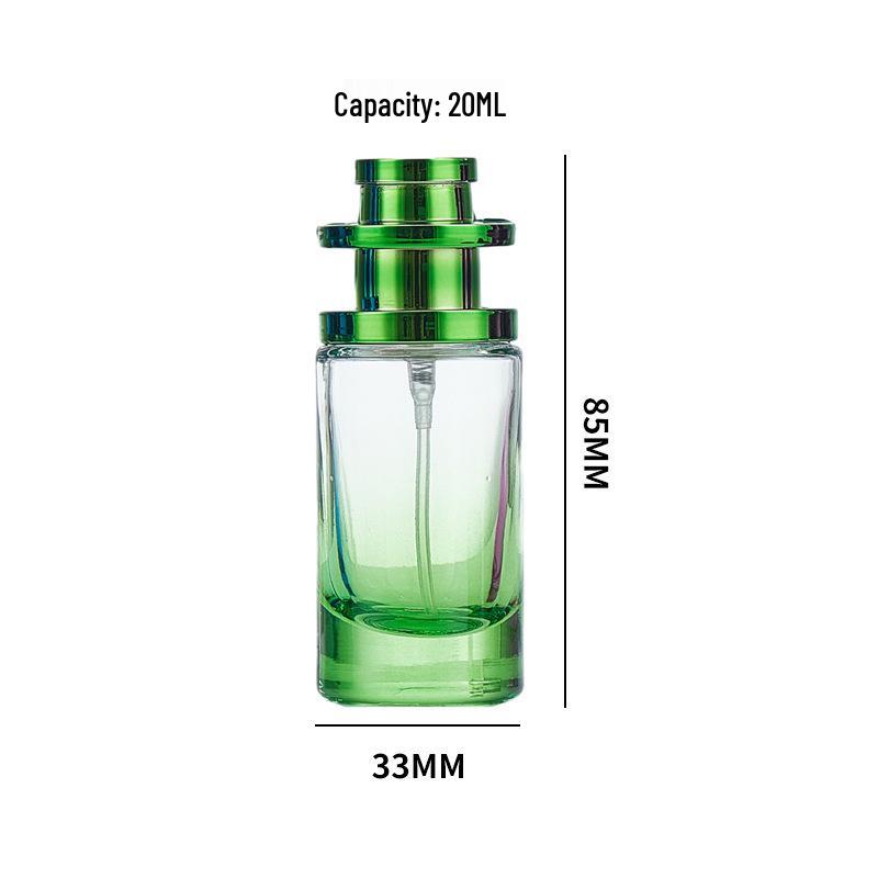 Gradient Glass Perfume Decanter: 30ml Stylish & Portable Fragrance Spray Bottle