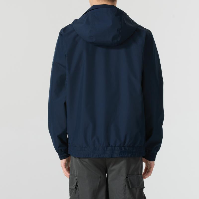 Timberland Giacca Moda Versatile con Cappuccio Colore Unico Uomo giacche Blu Scuro A6ATG433