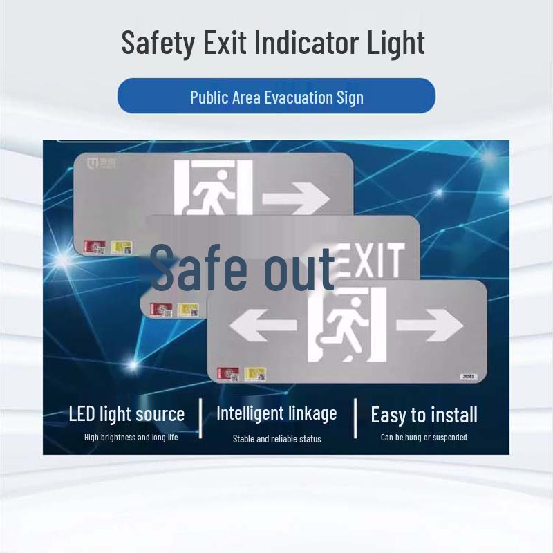 Cylindrical Buried Safety Exit Sign