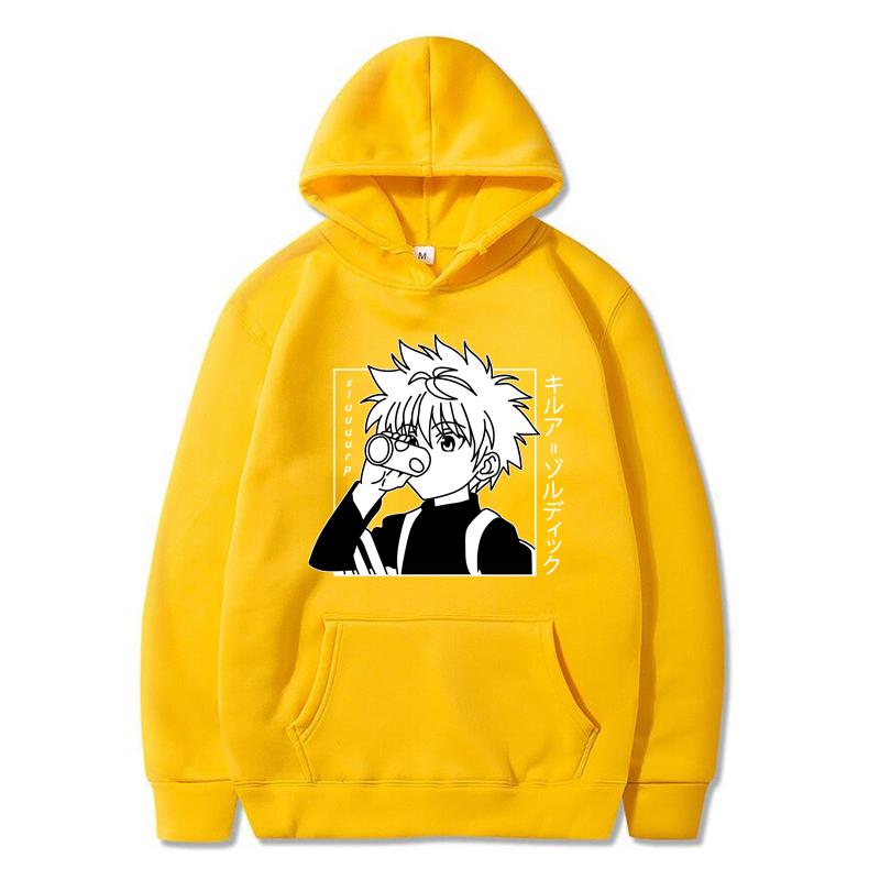 Hunter X Hunter Hoodies Anime Unisexga HxH Killua Print Streetwear Unisex Women Casual Fashion Oversized Sweatshirts Hoodie Tracksuits