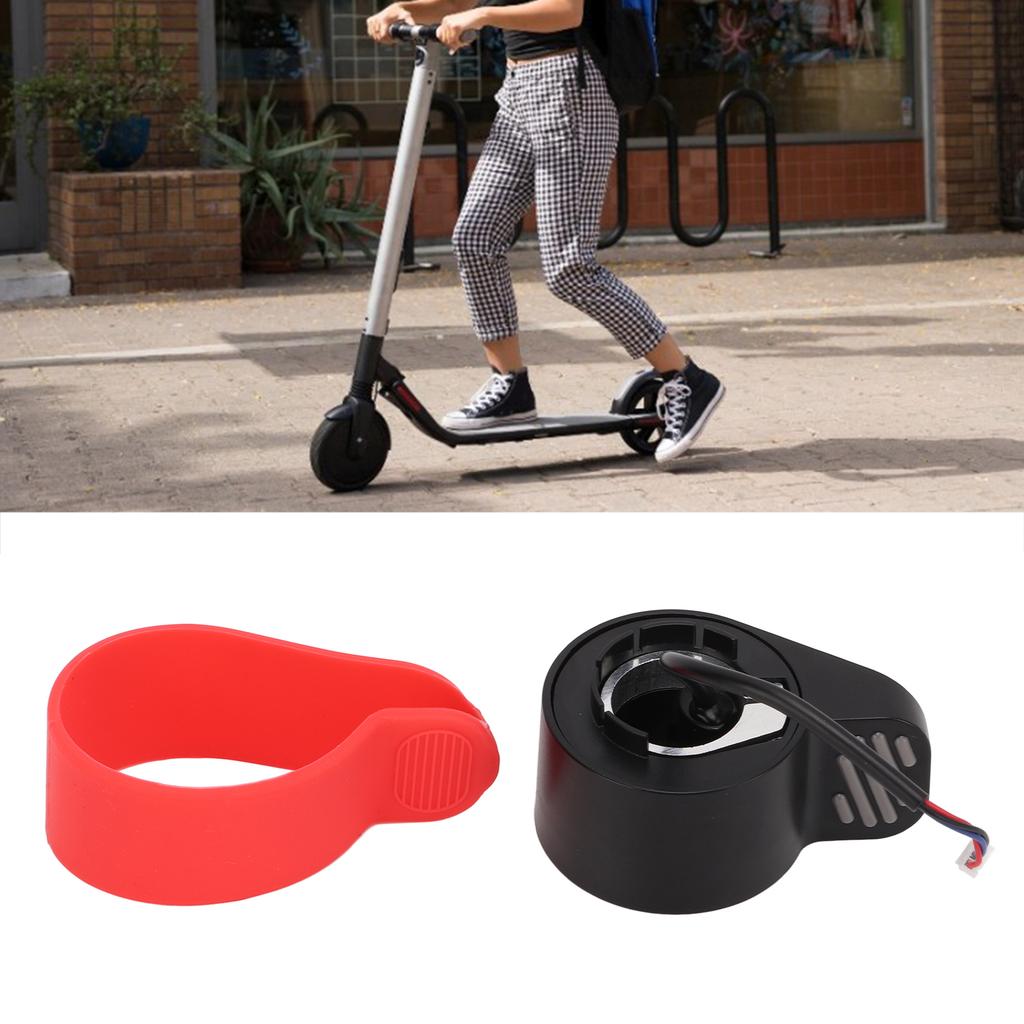 Electric Scooter Finger Button Brake Throttle with Silicone Cover for Ninebot ES1 ES2 ES3 ES4