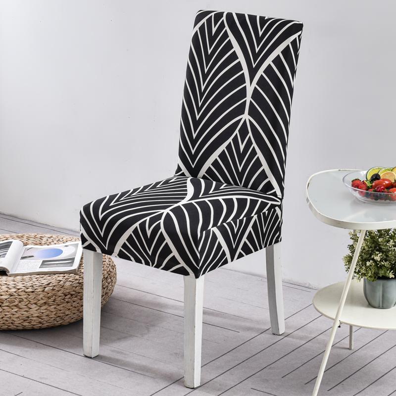 New Colors Chair Covers Floral Modern Slipcover For Dinning Room Wedding Stretch Elastic Furniture Protector