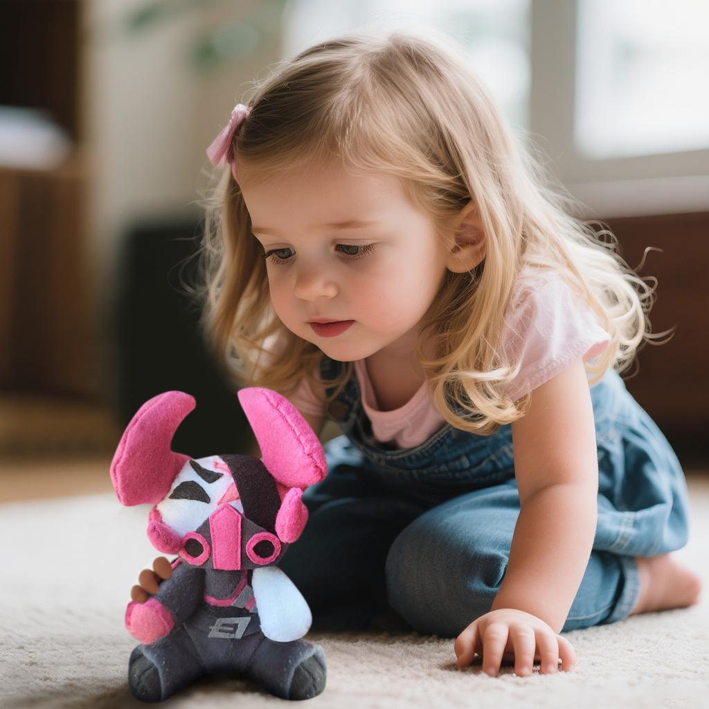 Plyšová Panenka, Dárek Hračka, Kreslený, Dětská Hadrová Panenka, Dětský Dárkový Polštář(Žádný standard)