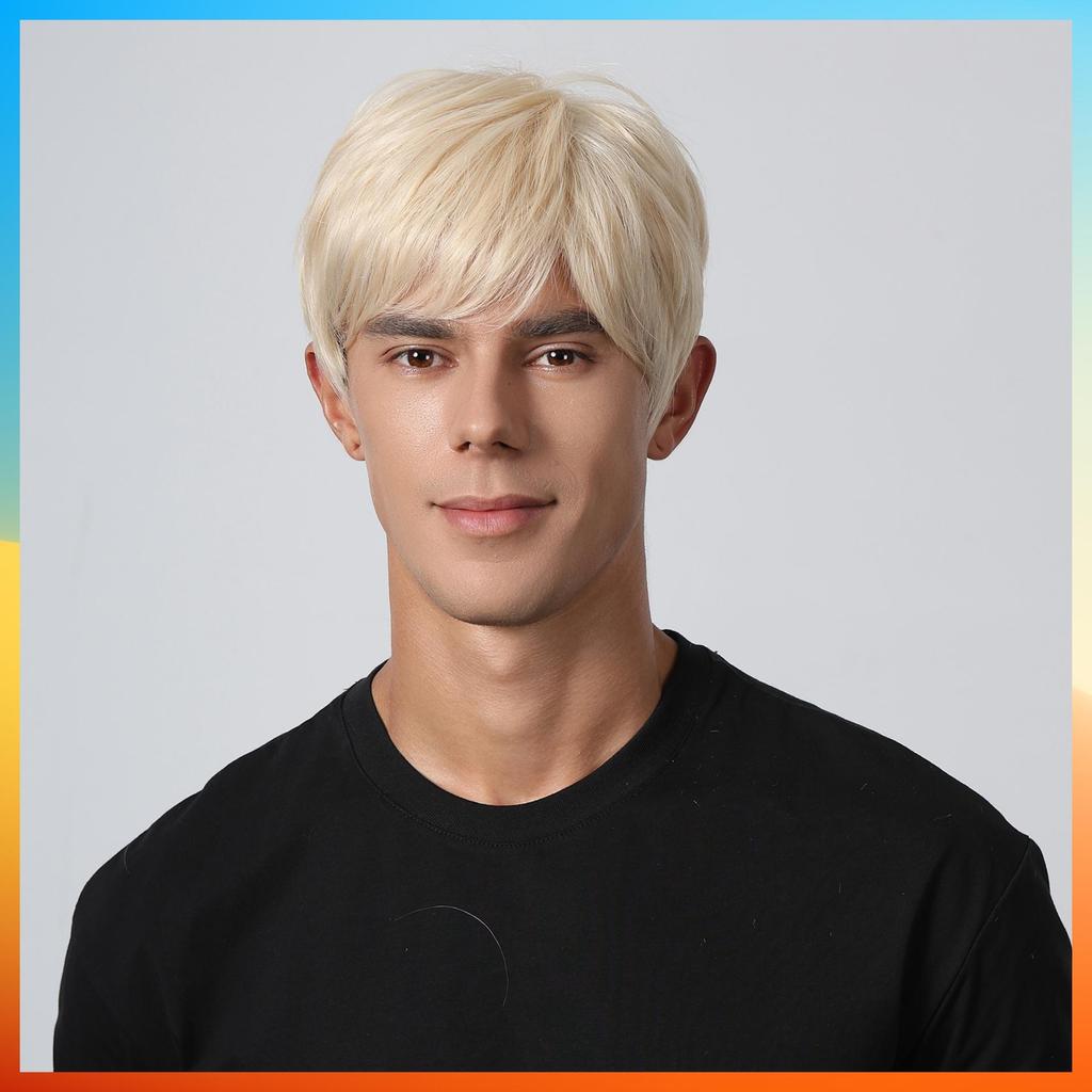 5 Farben Europäische Mode Perücke Hochwertige Kurze Perücke Für Männer