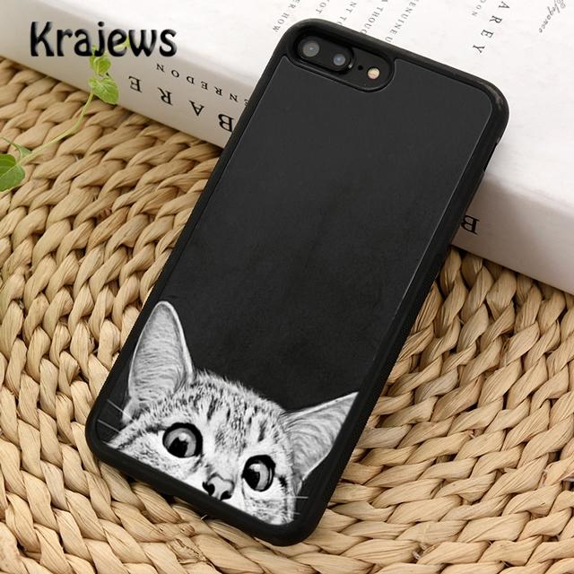 Krajews Cute Kittens Cat Soft Phone Case Cover For iPhone 14 5 6s 7 8 Plus X XR XS 11 12 13 Pro Max Samsung Galaxy S21 S22 Ultra
