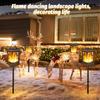 Solar Lights Outdoor Garden Solar Lantern with Realistic Flickering Flame Waterproof Ornaments Patio Pathway Table Gifts