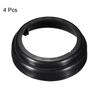 2/4pcs Post Skirt 78mm/3.07" Plastic Split Style Post Base Cover Trim Skirt for Fence Stair Handrail Railing Porch