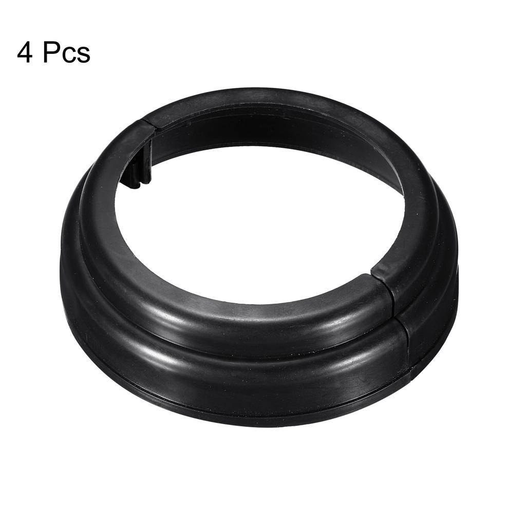 2/4pcs Post Skirt 78mm/3.07" Plastic Split Style Post Base Cover Trim Skirt for Fence Stair Handrail Railing Porch