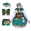 Impact Genshin Venti Cosplay Full Set Costume Party Dress Adult Halloween Women