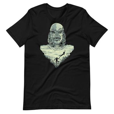 Creature from the Black Lagoon Black Tee Short-Sleeve Unisex T-Shirt Unisex T-Shirt