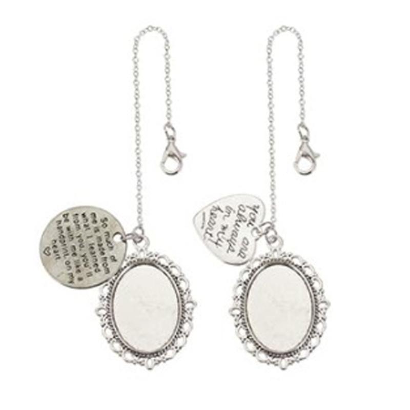 Brooch Making Set Wedding Bouquet Charm Includes Frames Pendant Alloy Texture Brooch Making Part Suitable for Making Pin