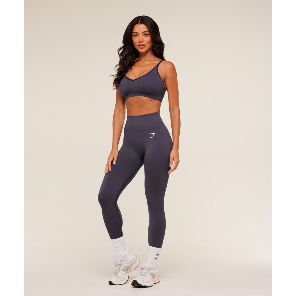 Gymshark Vital Sports Bra Midnight Purple Marl B5c7s Pcd7