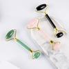 Natural Jade Roller Gua Sha Set Rose Quartz Obsidian Amethyst Jade Massager Gouache Scraper For Facial Lifting Skin Care Tools