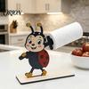 Decorazione Casa Decorativa Regalo Animali Divertenti Portarotolo di Carta Igienica in Legno, Decorazione Bagno Animale 3D, Carino Cartone Animato Stile Rustico Porta Rotolo Autoportante