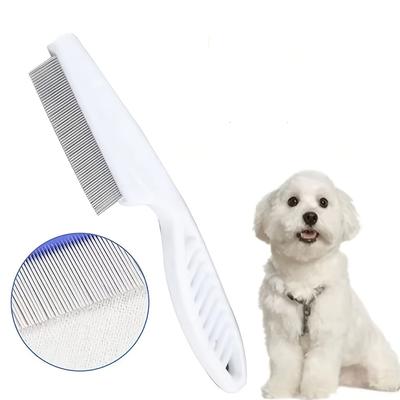 Comb Dog Cat Hair Removal Brush Stainless Steel Dense Teeth Inline Comb Portable Pet Universal Grooming Cleaning Supplies