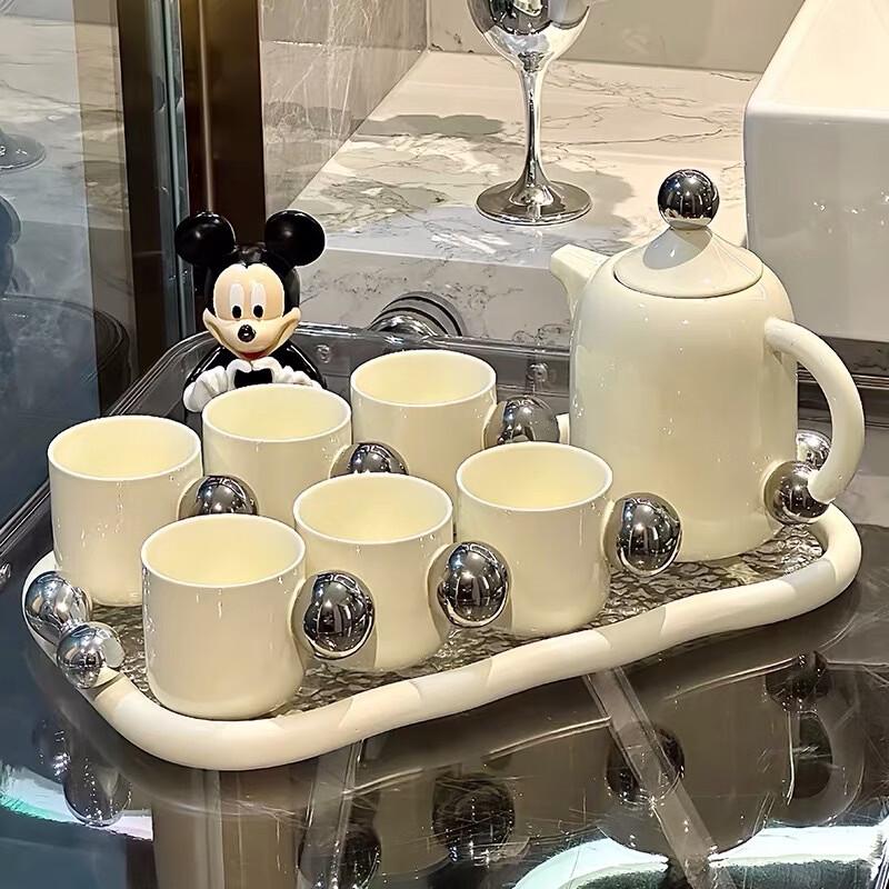 Light Luxury Ceramic Tea & Cold Water Pitcher Set