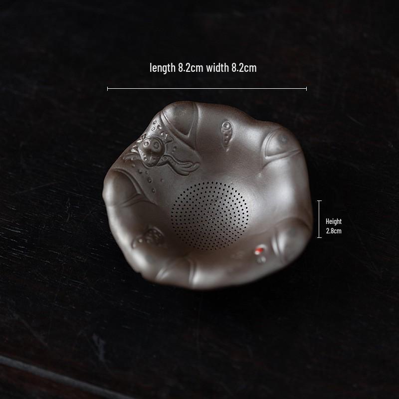 

Креативное ситечко-фильтр для чайных листьев и держатель с чайной фигуркой