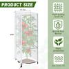 3 Pack Garden Insect Net Plant Covers, Tomato Plant Cage Bird Netting, Small Animal Protection Mesh, White