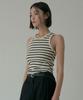 Lingseoul Stripe Sleeveless-Cream