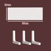 Paint-Free Floating Wall Shelf: Wooden Wall-Mounted Bookshelf and Storage Plank